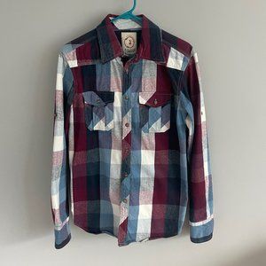 JACHS Utility Overshirt / Chore Shirt Plaid - Medium